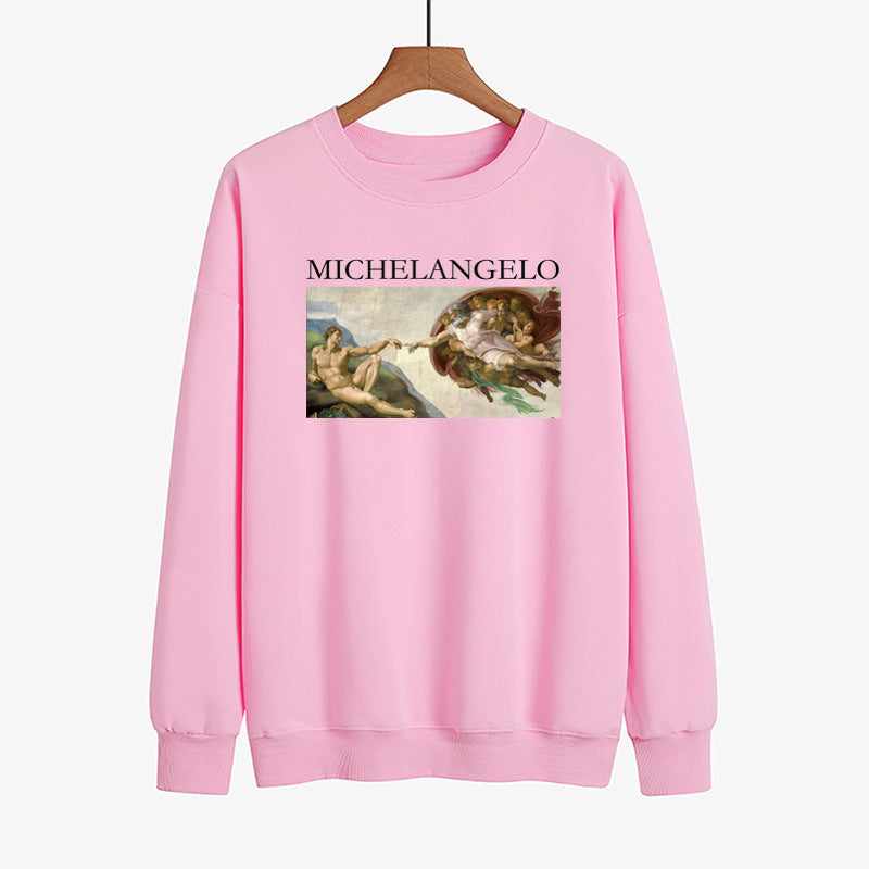 Korean Style Loose Round Neck Top for Men and Women