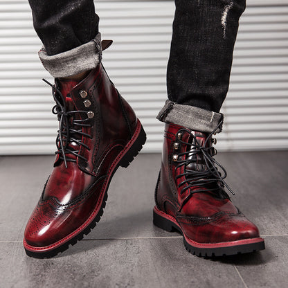 High-top British Style Martin Boots for Men and Women