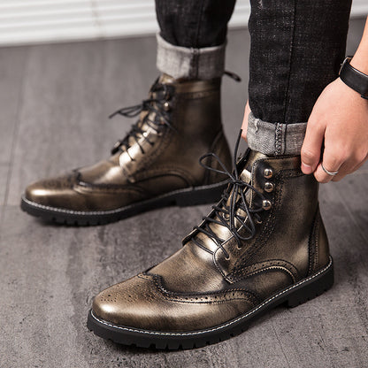 High-top British Style Martin Boots for Men and Women