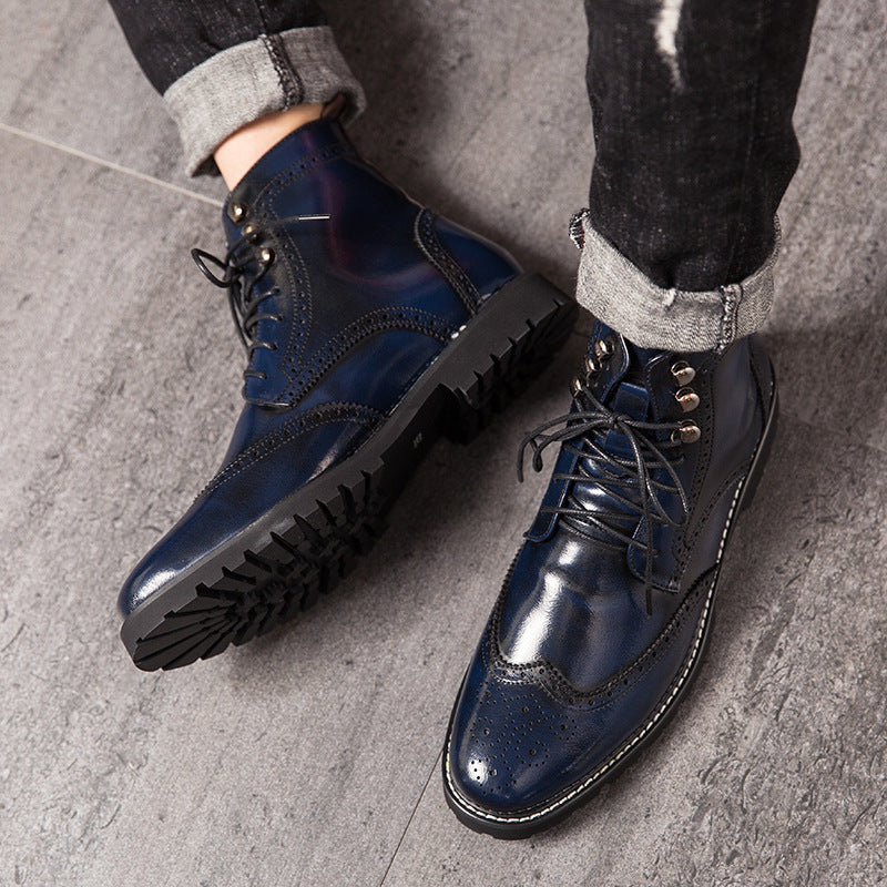 High-top British Style Martin Boots for Men and Women