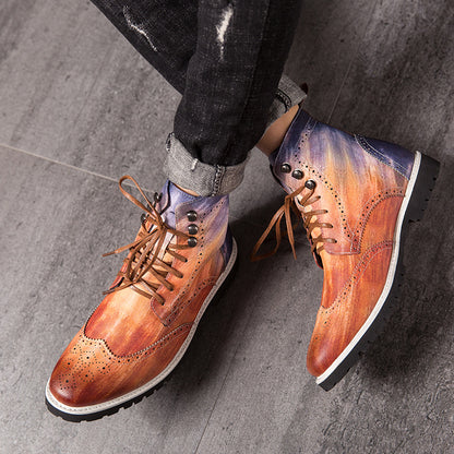 High-top British Style Martin Boots for Men and Women